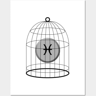 Pisces Stellazzio In a Cage Posters and Art